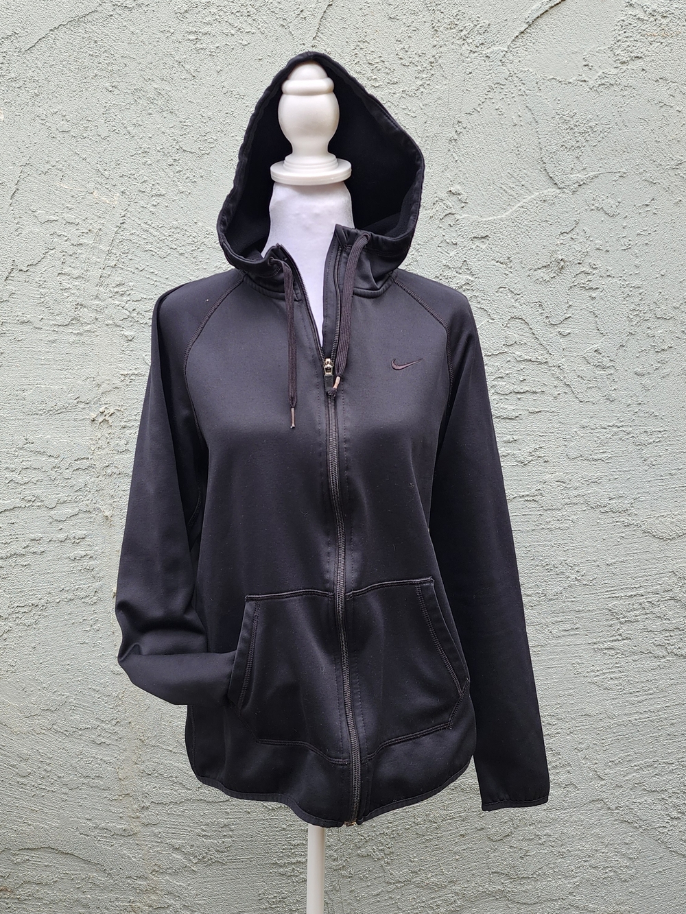 Nike Black Therma-FIT Full Zip Performance Hoodie Jacket Size [M]